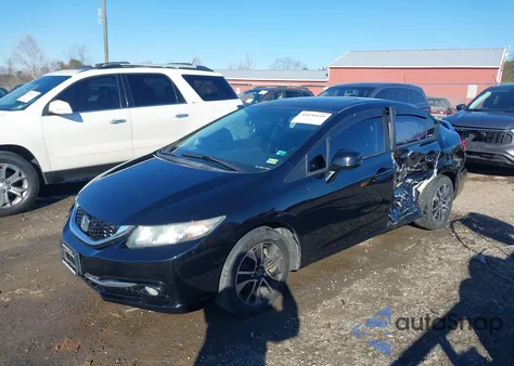 2013 Honda Civic Ex-L from USA, damaged, VIN 19XFB2F97DE285377
